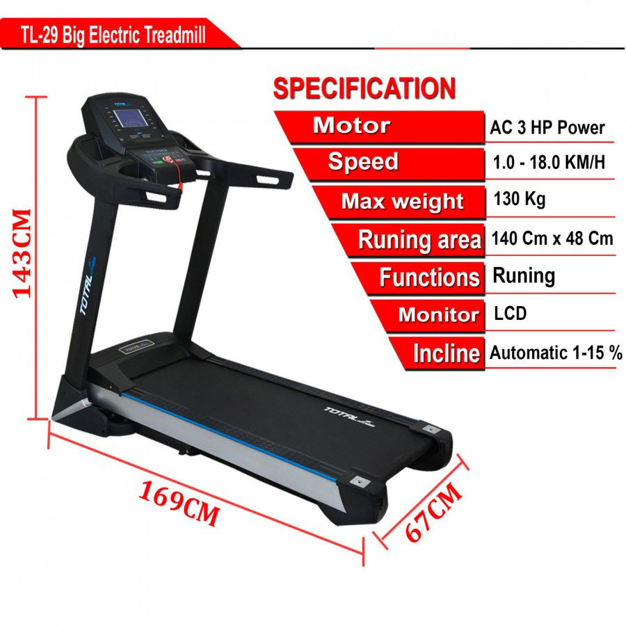Treadmill Elektrik TL 29 AC