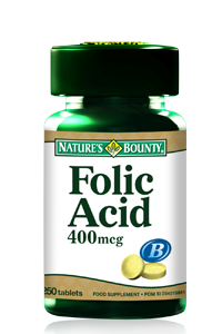 Folic Acid  400 mcg 250 tabs