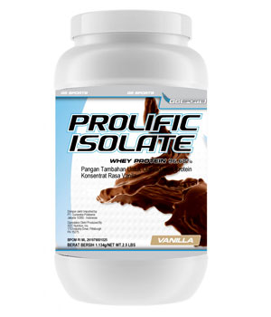G6 Sports Prolific Isolate Vanilla 2.5 Lbs