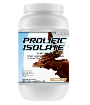 G6 Sports Prolific Isolate Vanilla 2.5 Lbs