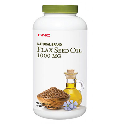 Flax Seed Oil @ 1000 mg 180 Kapsul Lunak