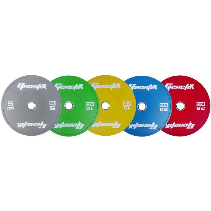 Fit Colour Training Bumper Weight Plate Set 5-25Kg ( Pair)