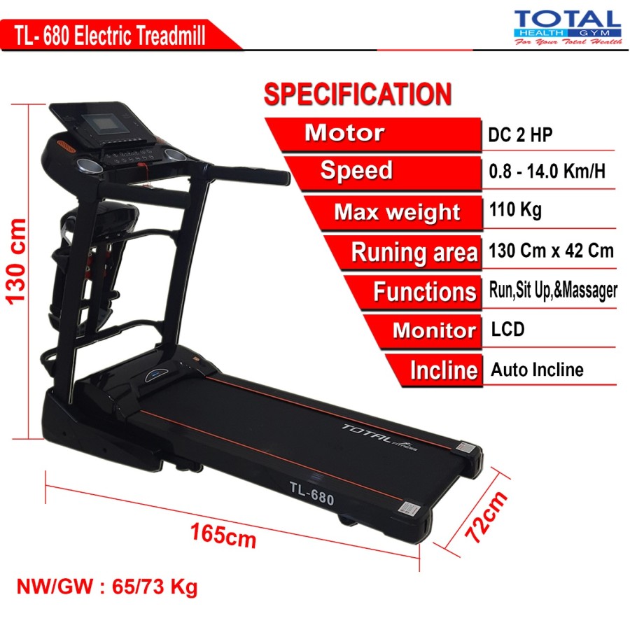 Treadmill Elektrik TL 680