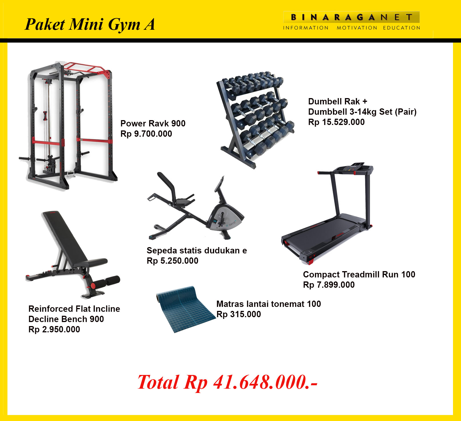 Paket Mini Gym A