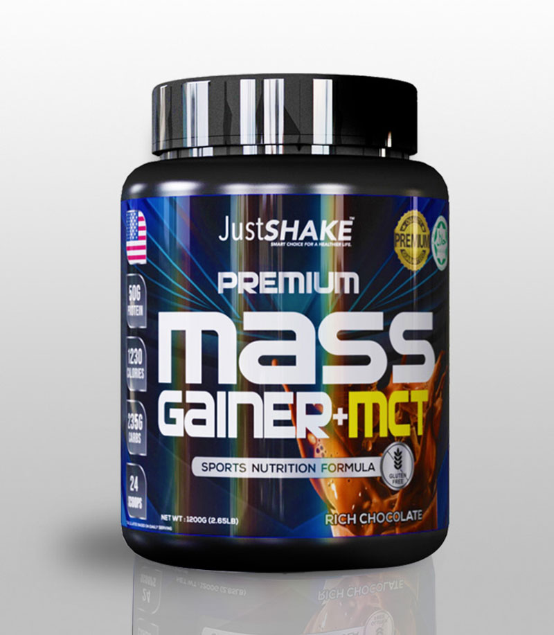 Premium Mass Gainer + MCT 1200gr Rich Chocolate